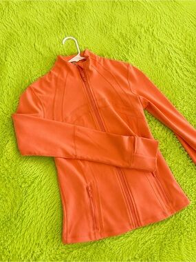 lululemon athletica sunset coral define jacket